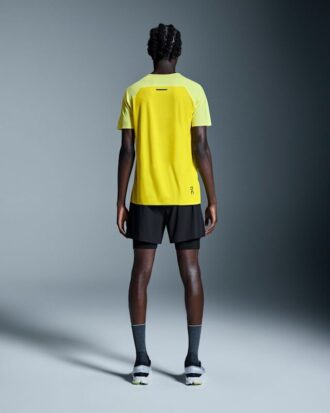 Hombre 5″ Performance 2/1 Pantalones Cortos Negro