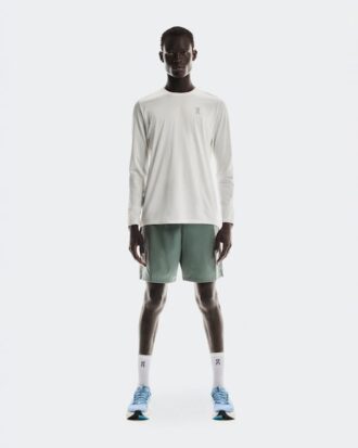 Hombre 7″ Pantalones Cortos Básicos Oliva