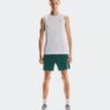 Hombre Pantalones Cortos de Rendimiento 5″ Espirulina