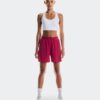 Mujer Pantalones Cortos de Rendimiento 5″ Granate