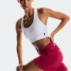 Mujer Pantalones Cortos de Rendimiento 5″ Granate