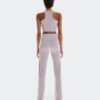 Mujer Pantalones de Punto Acanalados para Todo el Día Mujer Pantalones de Punto Acanalados para Todo el Día