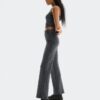 Mujer Pantalones de Punto Acanalados para Todo el Día